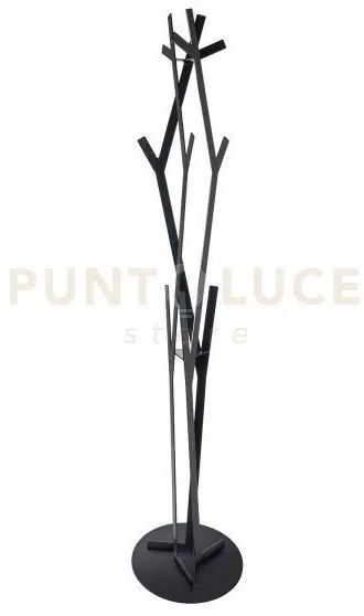 Appendiabiti da terra di design uty nero