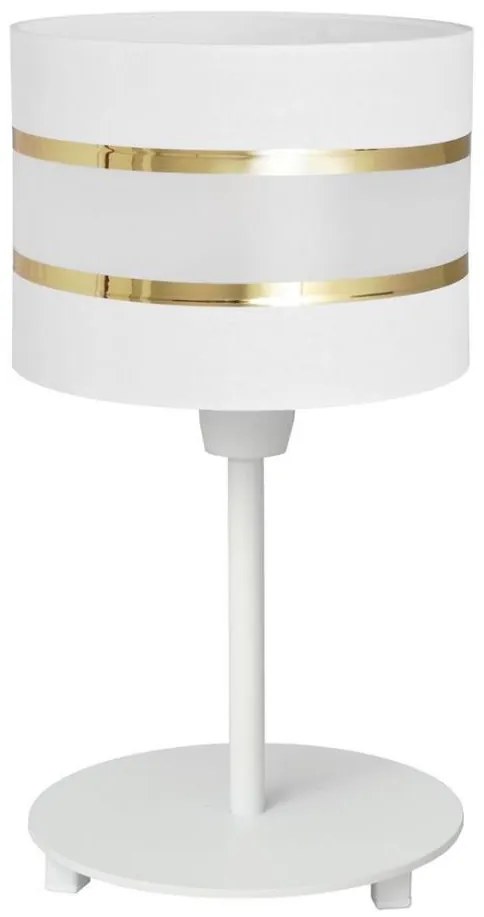 Lampada da tavolo HELEN 1xE27/15W/230V bianco/oro