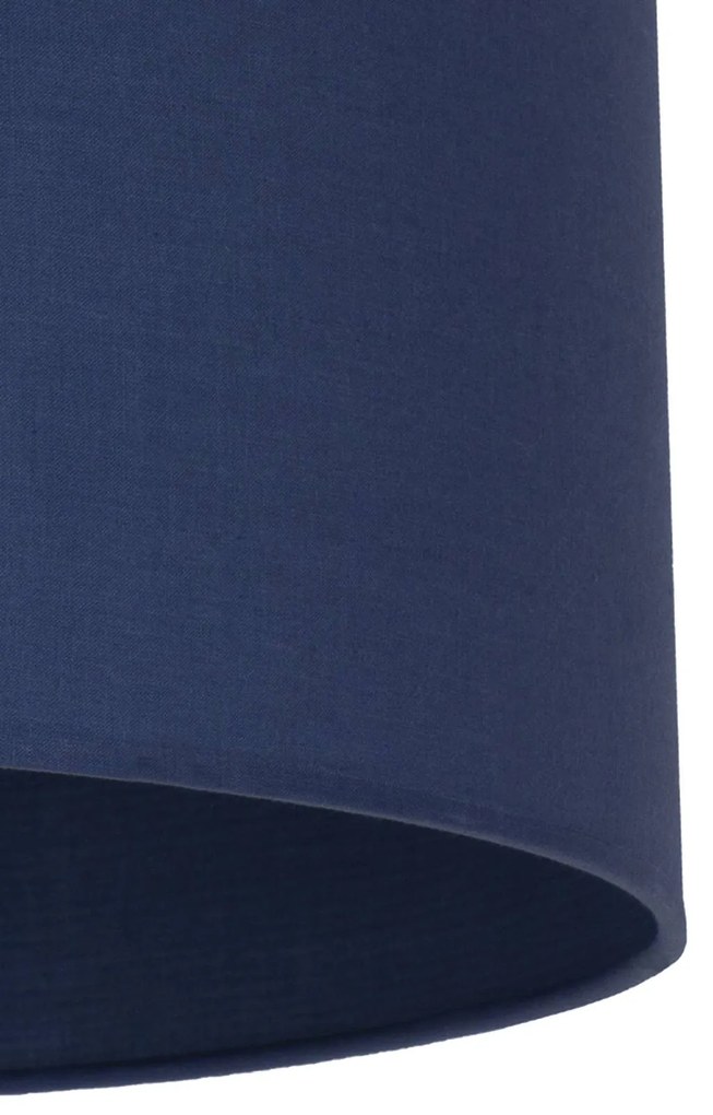 Paralume Roller Ø 50 cm, blu scuro Duolla, Blu, Tessuto / Stoffa / Seta