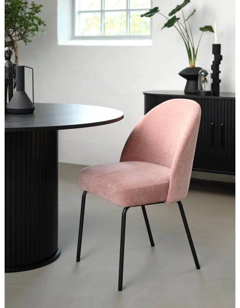 Sedia da pranzo rosa Creston - Unique Furniture