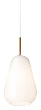 Nuura - Anoli 1 Lampada a Sospensione Piccolo Nordic Gold/Bianco Opale Nuura