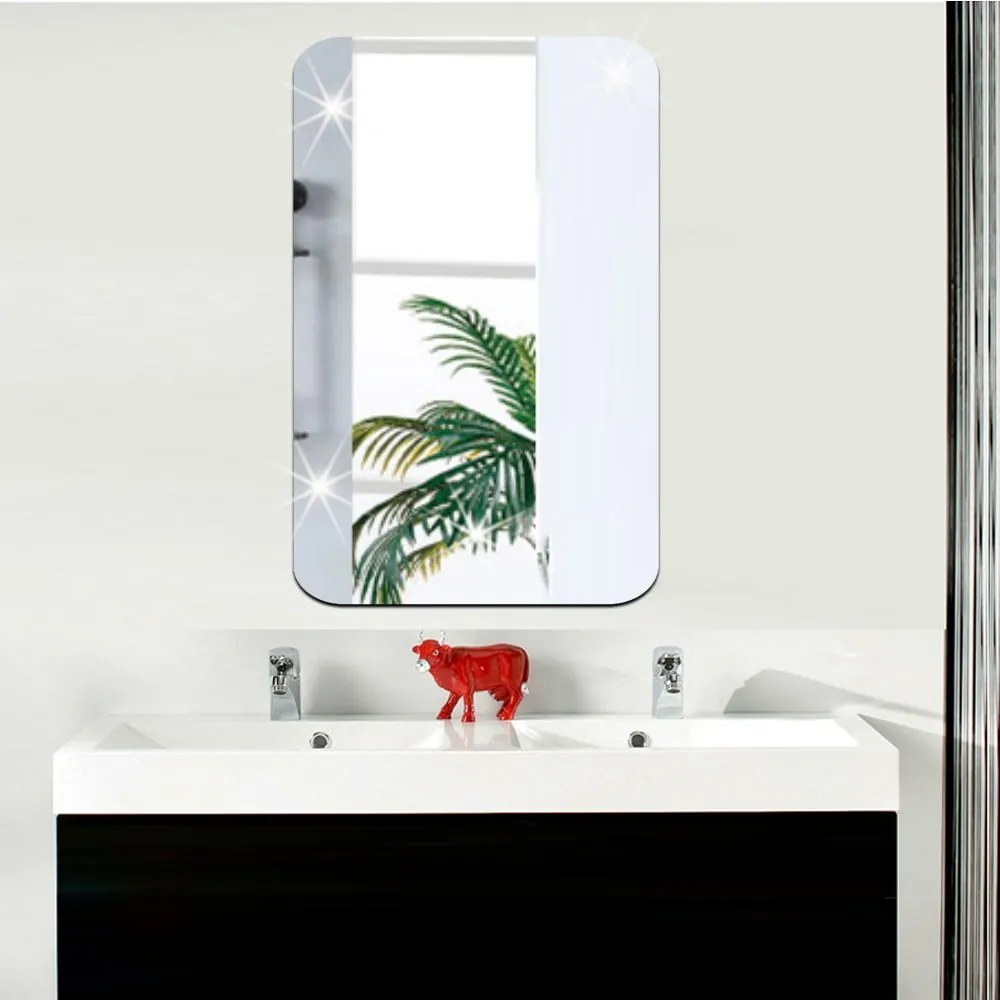 Adesivo a specchio Rettangolo, 42 x 27 cm - Ambiance