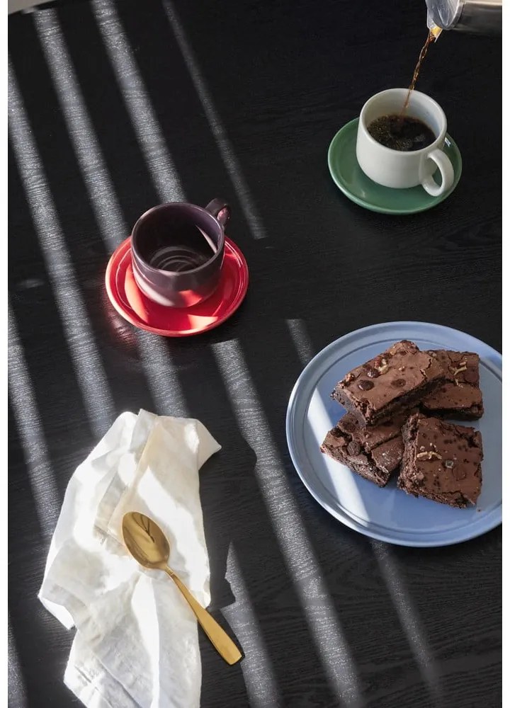 Tazza verde e crema in gres Amare - Hübsch