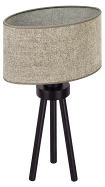 Duolla - Lampada da tavolo OVAL 1xE27/15W/230V diametro 30 cm marrone