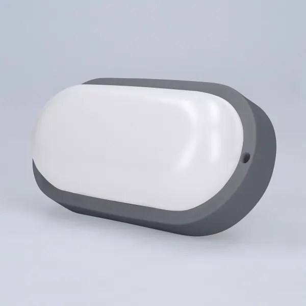 Solight WO744-G- Applique a LED da esterno LED/13W/230V 4000K IP54 grigio ovale