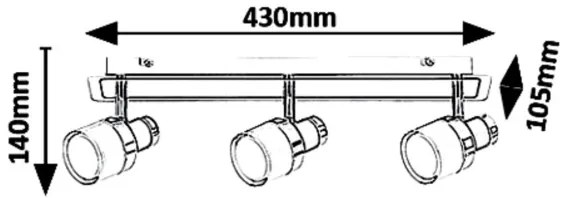 Rabalux 5023 - Applique a LED da bagno HAROLD LED/15W/230V IP44