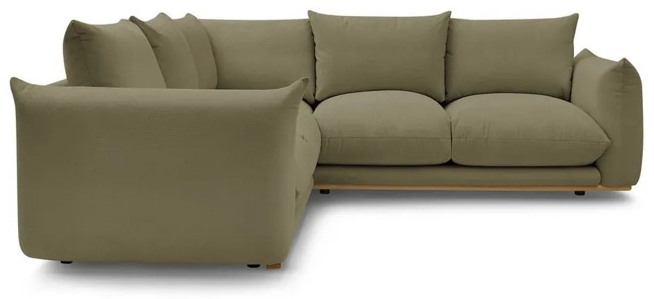 Divano angolare in verde chiaro Ernest – Bobochic Paris