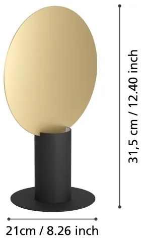 Eglo 900403 - Lampada da tavolo LED SARONA 1xGU10/4,5W/230V 3000K