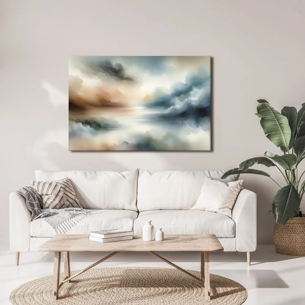 Quadro su tela – Nebbie mattutine sull’acqua