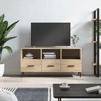 Mobile Porta TV Rovere Sonoma 102x36x50 cm in Legno Multistrato 829055