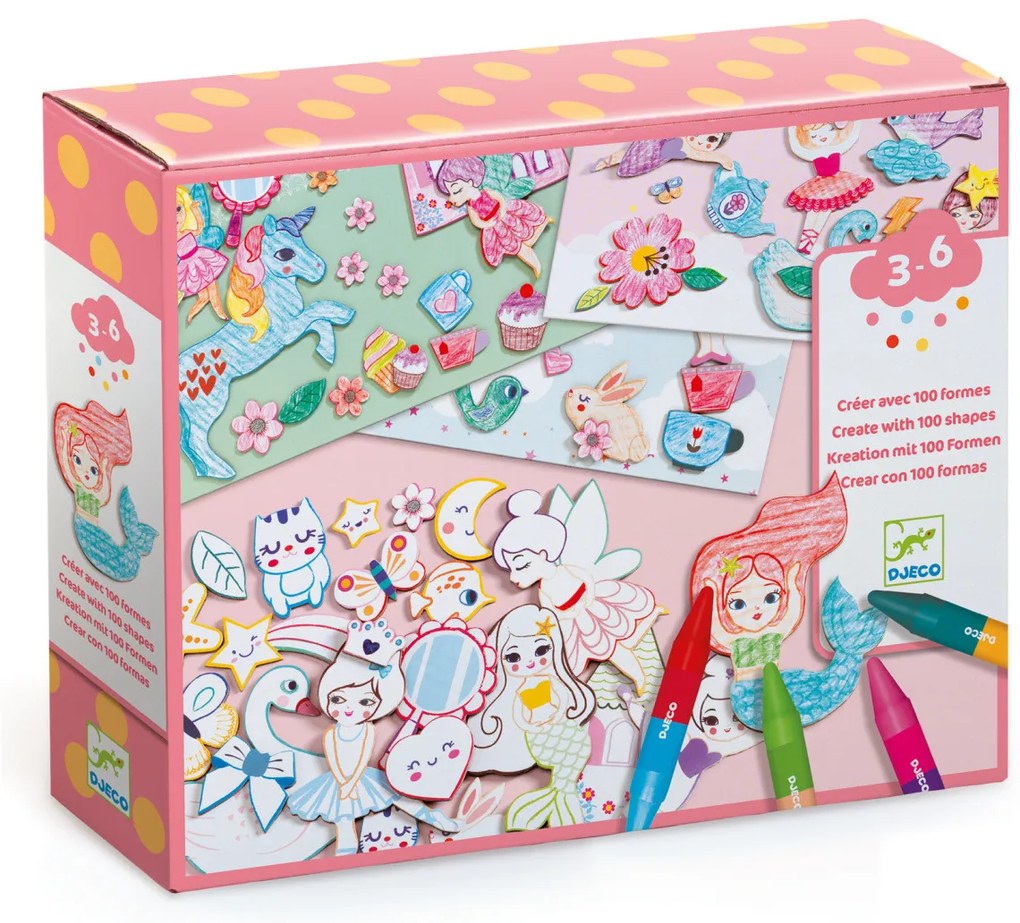 Gioco d'arte - Creiamo il mondo di una ragazza - Collage