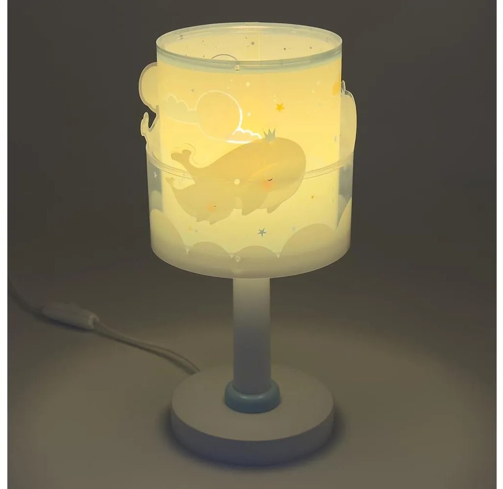 Dalber 61171T - Lampada per bambini WHALE DREAMS 1xE14/8W/230V blu