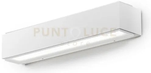 Ges964-  applique led 4000k 1105lm 20w alluminio ip65 bianco 36cm