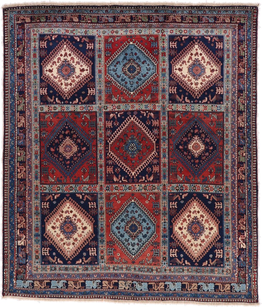 Yalameh Tappeto persiano 250 x 220 (Iran) Annodato A Mano