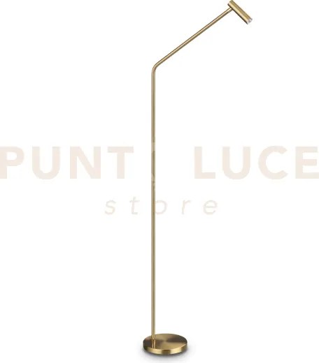 Easy lampada da terra in metallo orientabile con interruttore led 3...