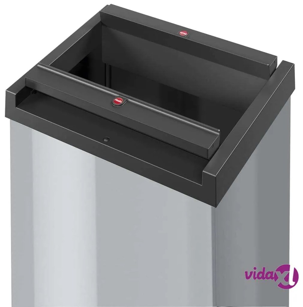 Hailo Pattumiera Big-Box Swing Taglia L 35 L Argento 0840-121