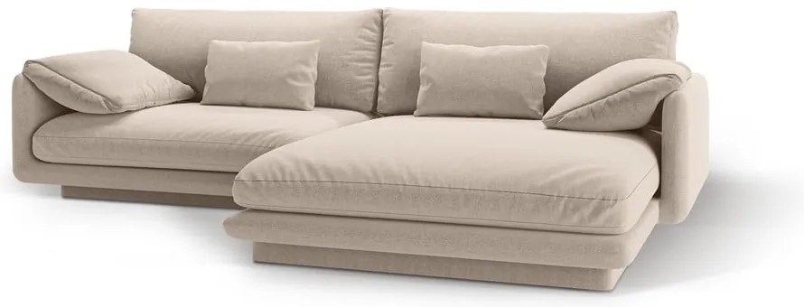 Divano angolare beige (angolo destro) Torino - Micadoni Home