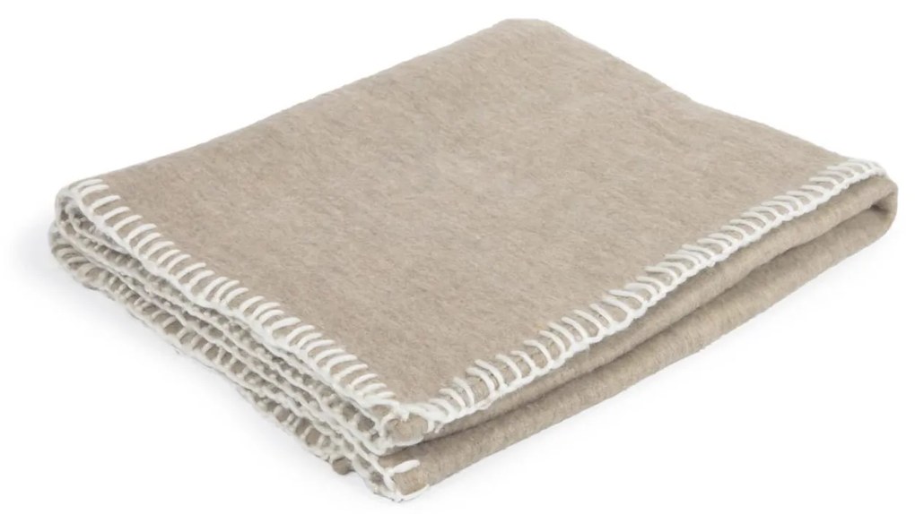 Kave Home - Coperta Augustina marrone 125 x 150 cm