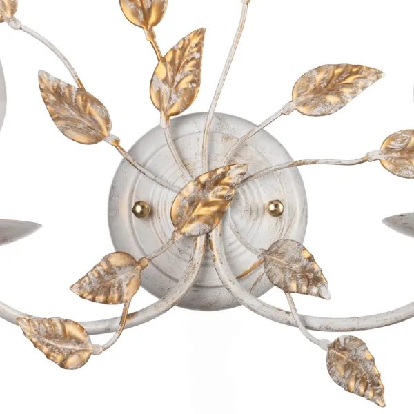 ONLI - Applique COLLANA 1xE14/6W/230V bianco/oro