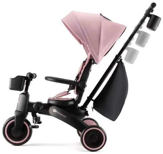 KINDERKRAFT - JAZZ 2 Triciclo per bambini, rosa