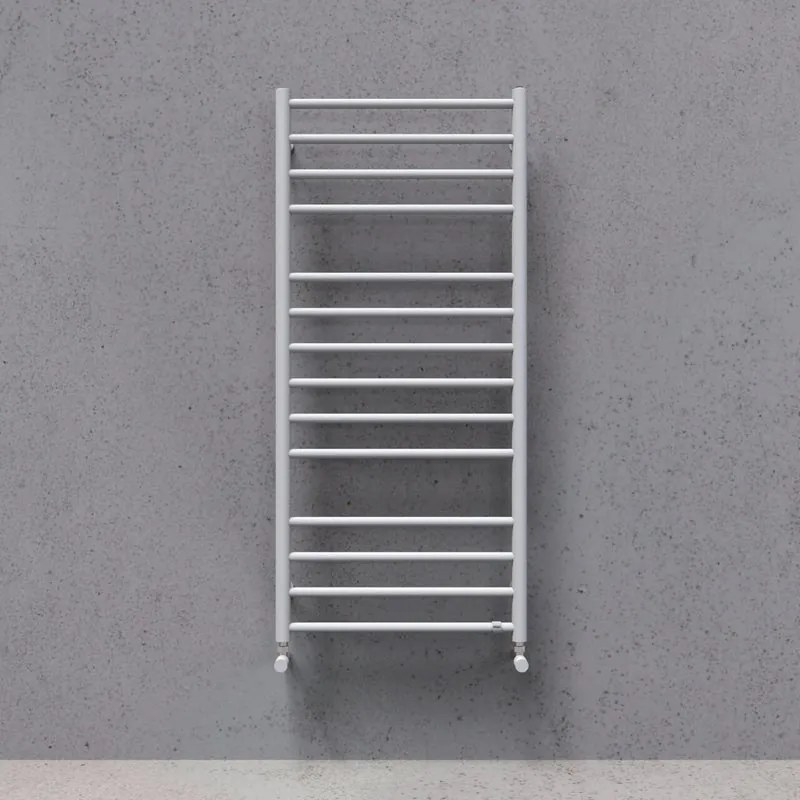 Termoarredo bagno DE'LONGHI 128x48.5 cm interasse 450 mm bianco serie Only