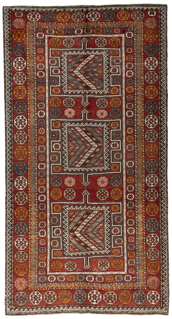 Turkmen Tappeto persiano 300x160 Rosso (Iran) Annodato A Mano