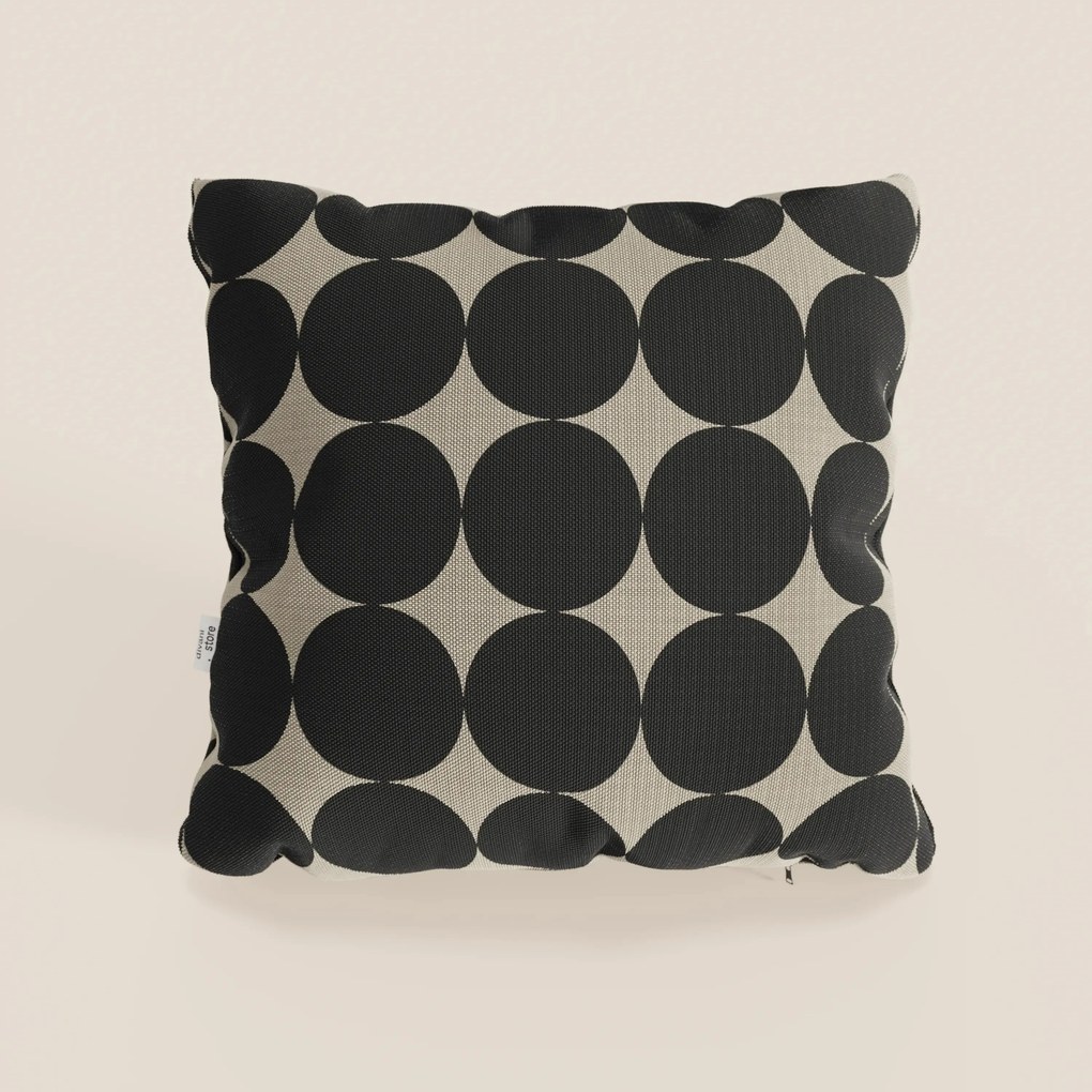 Dot cuscini geometrici disponibile in diversi colori in tessuto Idrorepellente tortora