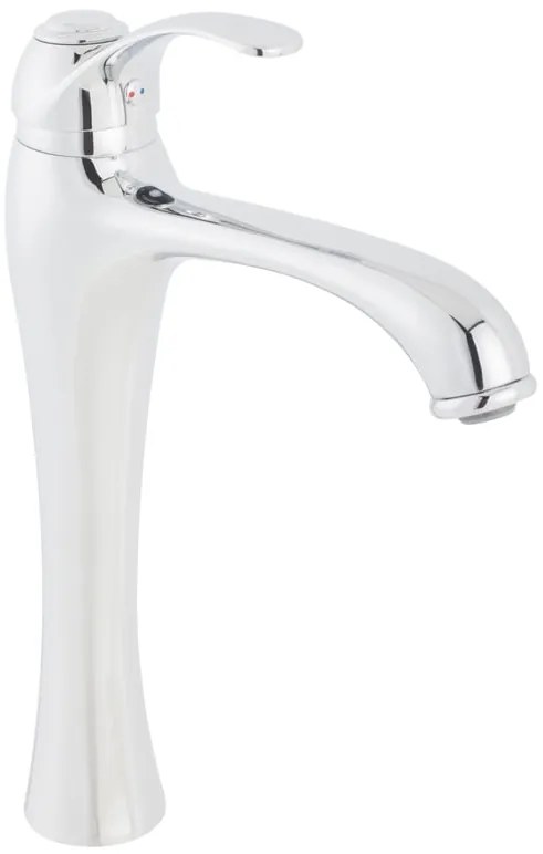 Rubinetto per lavabo MAUNA cromato lucido SENSEA H 31 cm