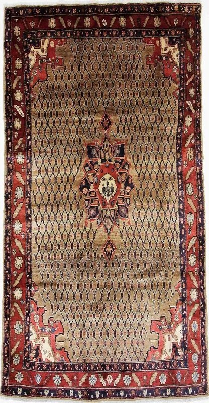 Koliai Tappeto 290 x 150 Marrone (Iran) Annodato A Mano