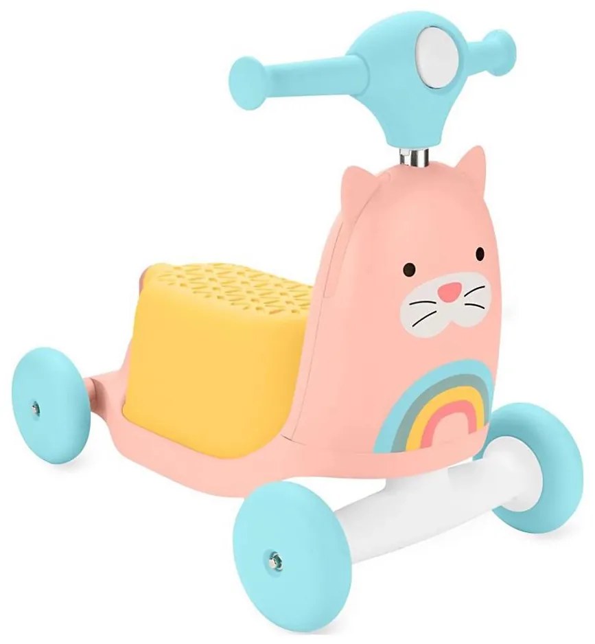 Skip Hop - Bici a spinta 3in1 ZOO gatta 3xAAA