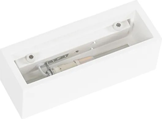 Lampada da parete intelligente bianca con Wi-Fi G9 - Tjada Novo