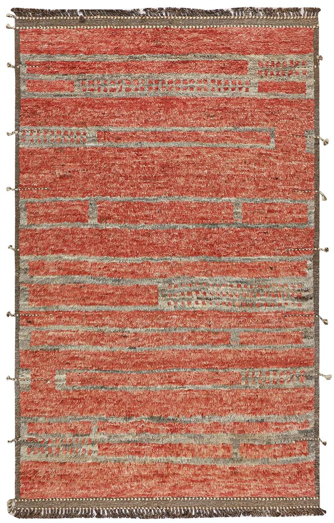 Berber Tappeto 200x310 (Pakistan) Annodato A Mano