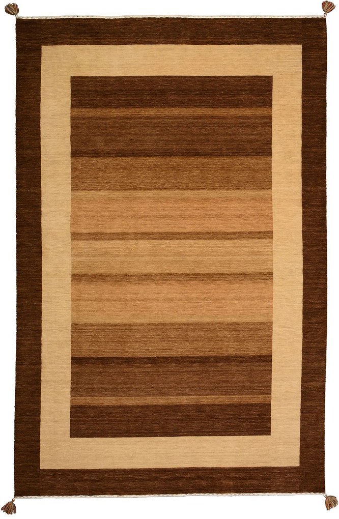 Loribaft Tappeto orientale 300 x 200 Beige (Indian) Realizzato A Mano