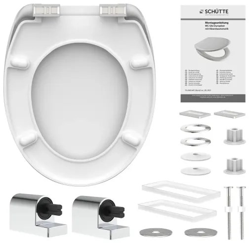 Schütte 82196 - Sedile WC BEACH SoftClose in Duroplast