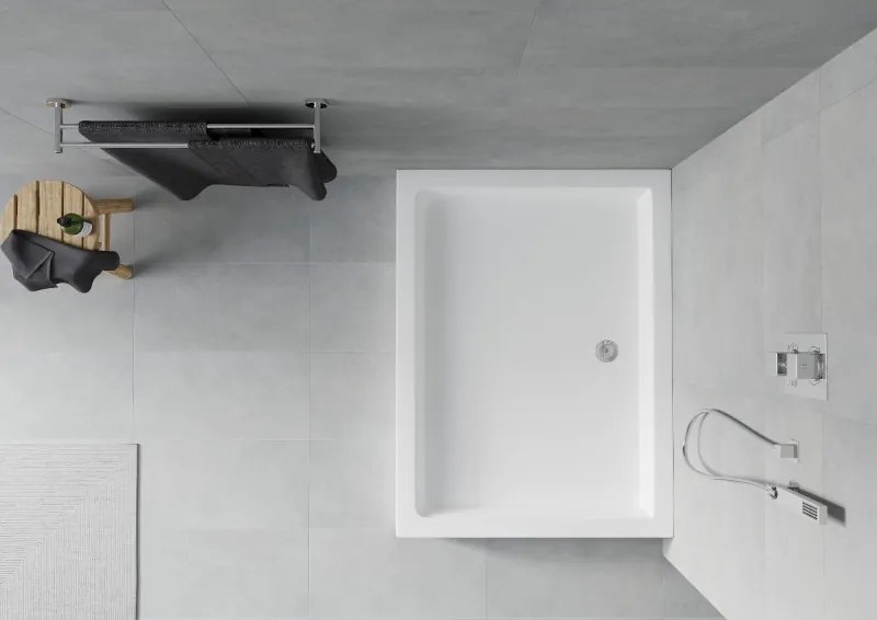 Mexen Rio piatto doccia rettangolare 120 x 80 cm, bianco - 45108012