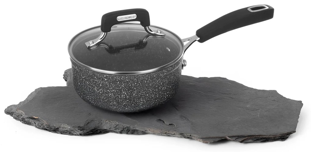Casseruola New Petra Dark, da 16 cm con manico