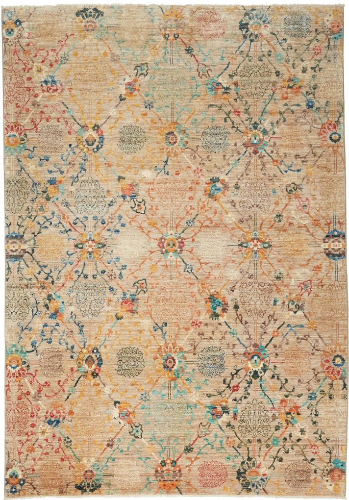 Samarkand Tappeto 230x160 (Pakistan) Annodato A Mano