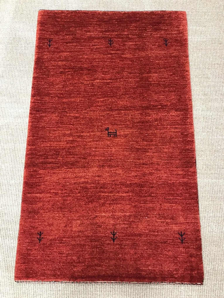 Gashguli Tappeto 130x80 Rosso (Iran) Annodato A Mano