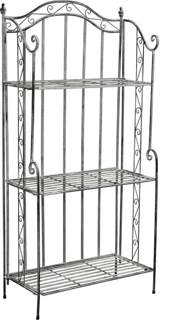 FLAVIENNE - scaffale 3 piani stile provenzale in ferro verniciato