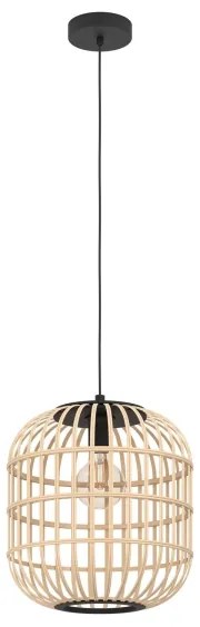 Eglo 43216 - Lampadario a sospensione con filo BORDESLEY 1xE27/28W/230V