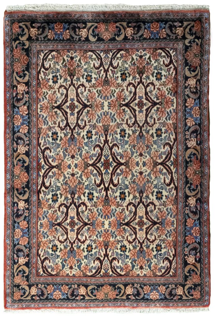 Bidjar Tappeto 150 x 100 Beige (Iran) Annodato A Mano