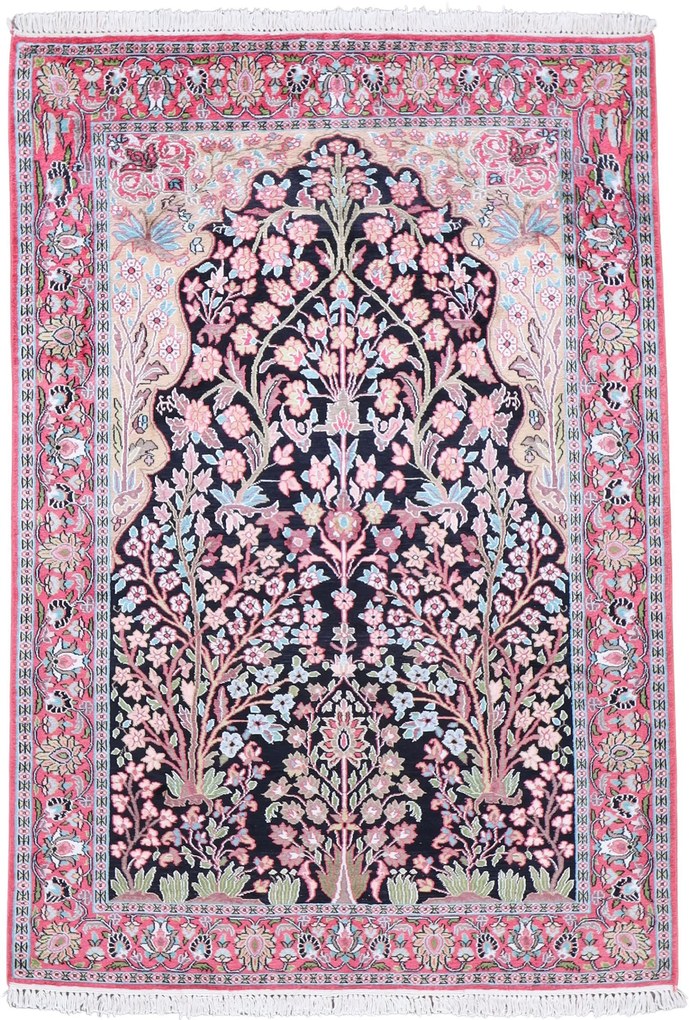 Cashmere Silk Tappeto 130x190 (Indian) Annodato A Mano