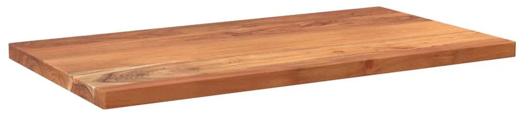 Piano tavolo 110x60x2,5 cm rettangolare legno massello acacia