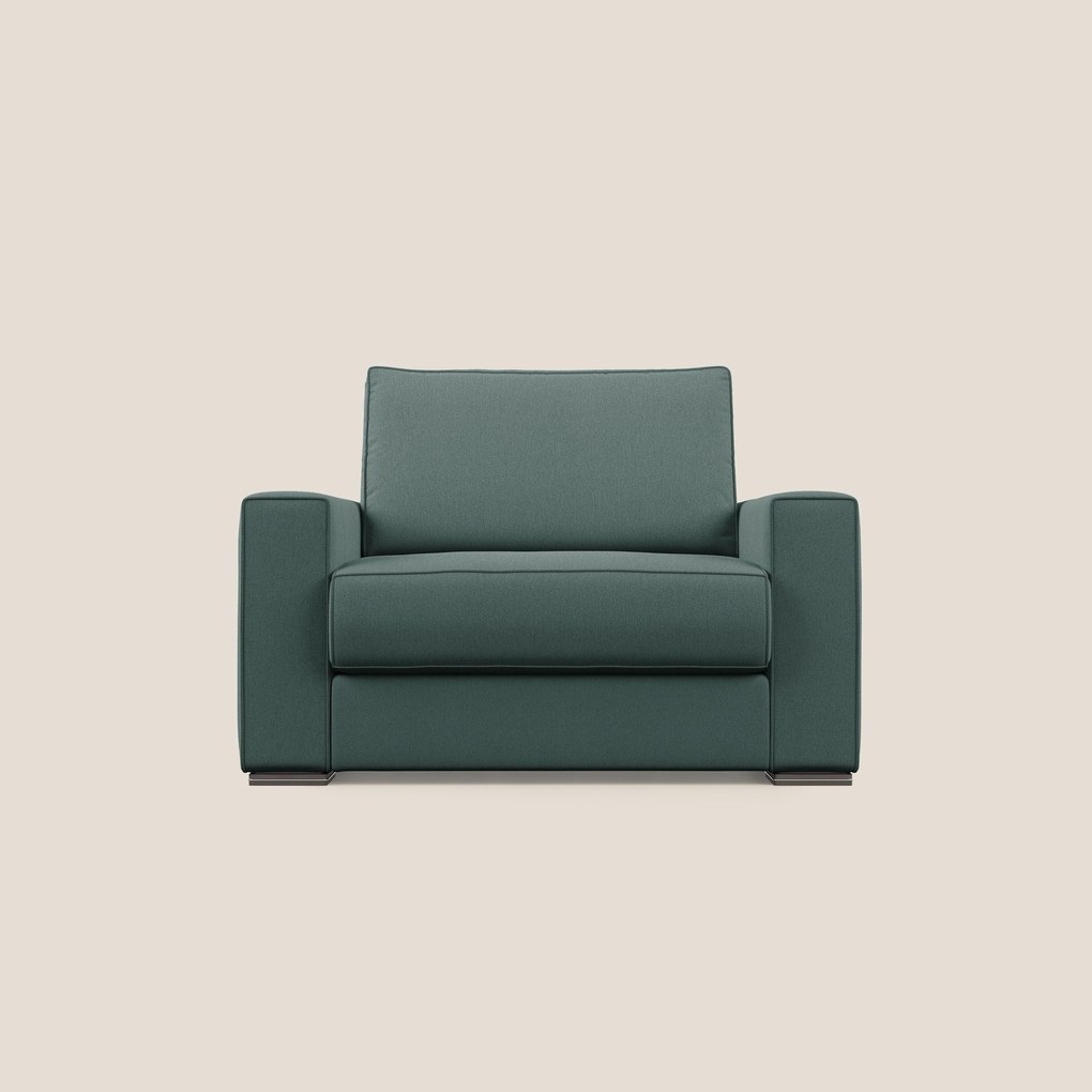 Dream poltrona letto in tessuto smacchiabile T05 verde