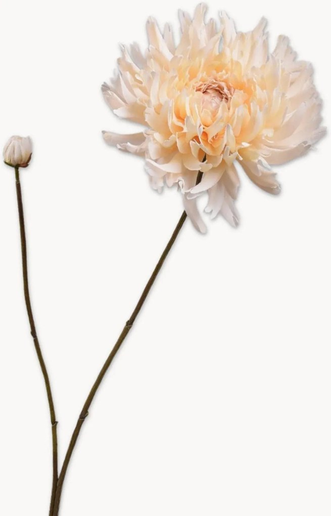 Set di 2 fiori artificiali fatti a mano Chrysant