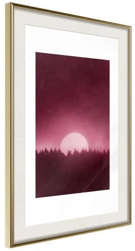 Poster  Moonrise  Cornice Quadri Cornice d'oro con passe-partout, Larghezza x Altezza Home decor 20x30