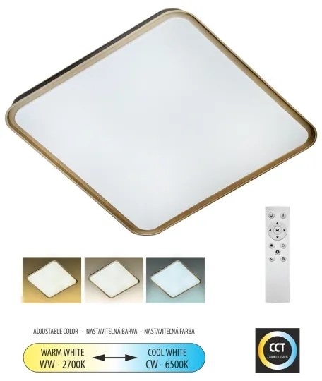 Plafoniera LED dimmerabile UNA LED/60W/230V 2700-6500K + telecomando