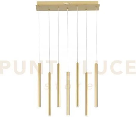 Lampadario a sospensione led pype oro 35w 3290lm cct 3000 4000 6500...