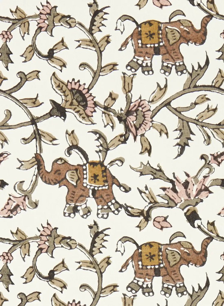 Clarke & Clarke Carta da parati Hathi - Natural
