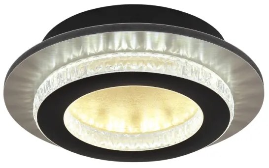 Globo 48042-12G - Plafoniera LED JAYDEN LED/12W/230V Ø 20 cm nero